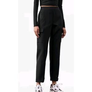 Athleta Chelsea Cargo Pants – Black Women’s 2 – Travel Work Weekend Hiking